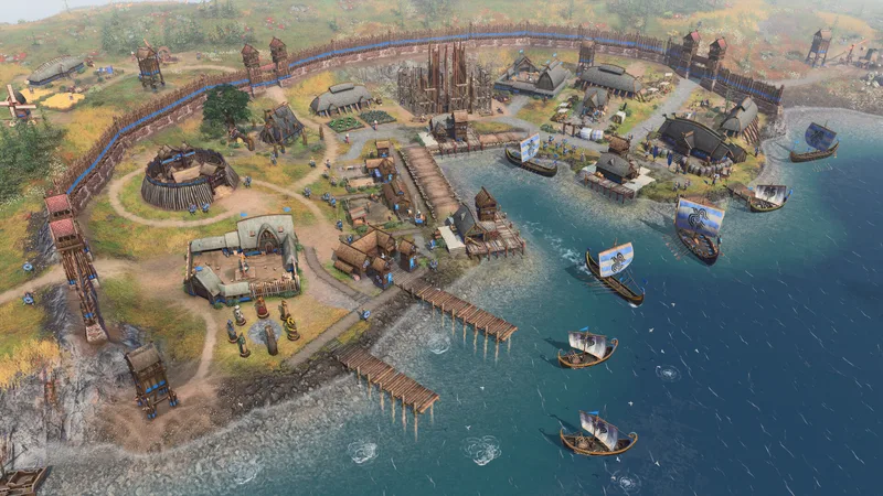 Age of Empires IV зовёт викингов и шотландцев: DLC Raiders of the North выходит 29 октября, и режим обороны Crucible в нём впервые можно пройти вдвоём