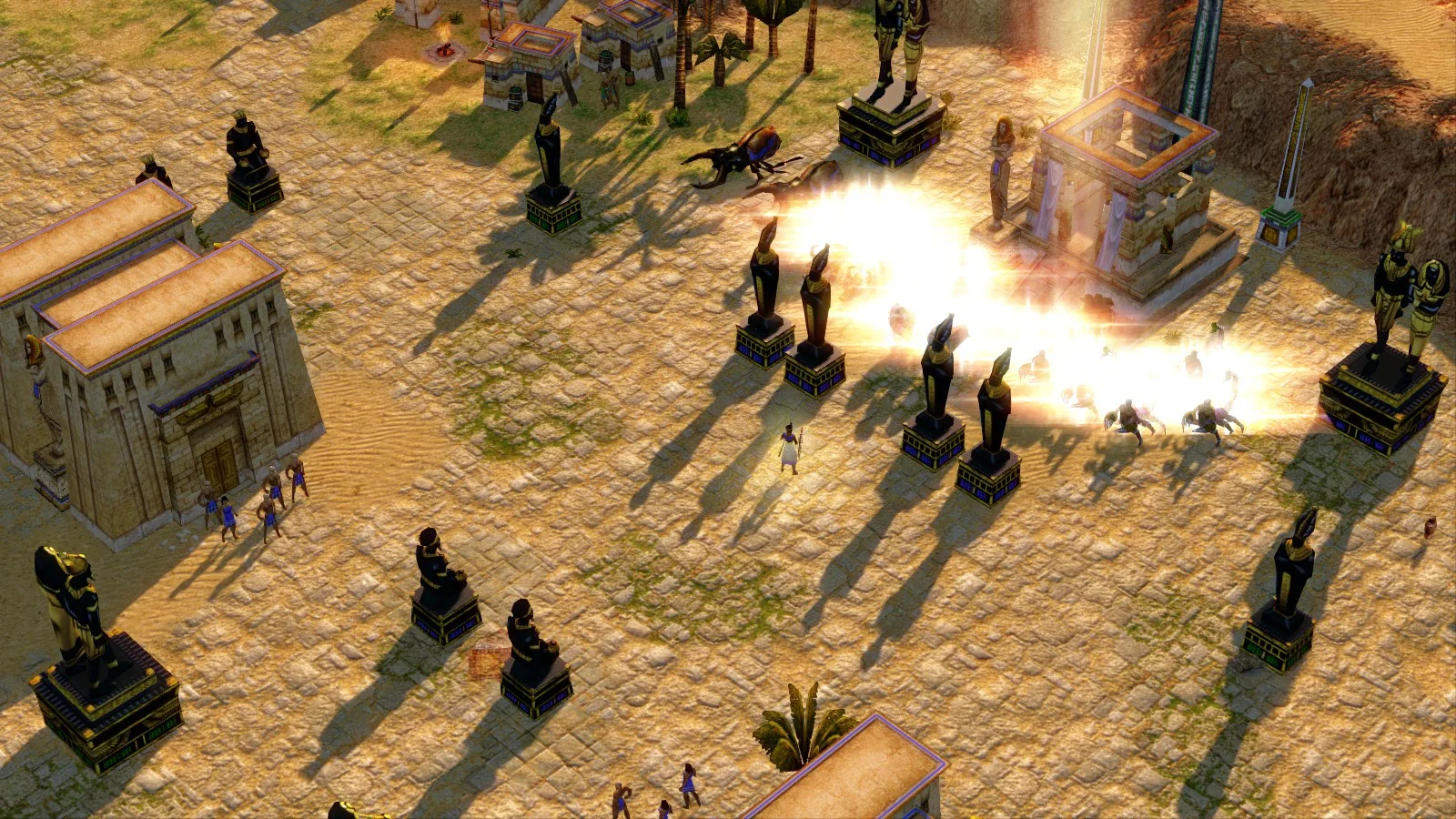 Египетский город и god power в Age of Mythology