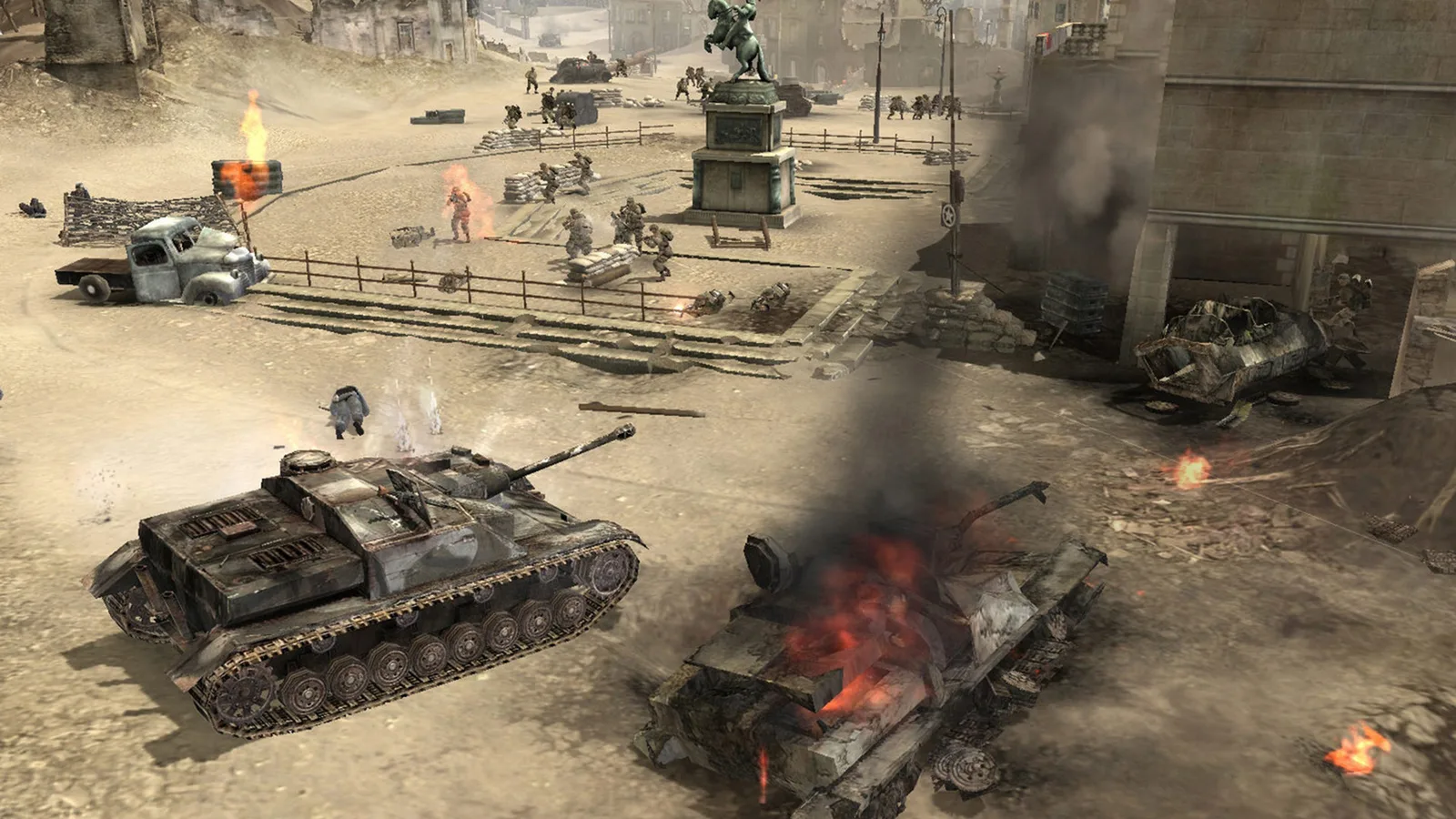 Захват территории в Company of Heroes