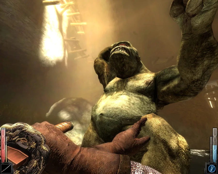 Dark Messiah — огр в подземелье