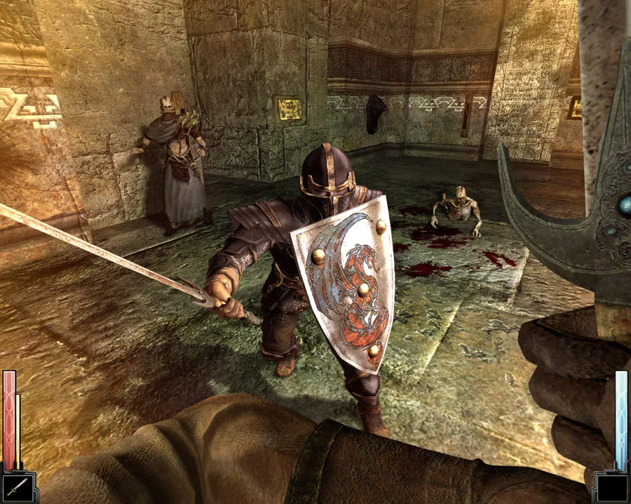 Dark Messiah — поединок с рыцарем в храме