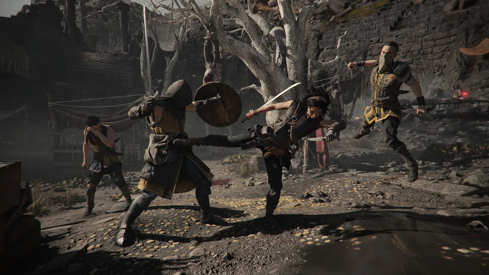 Кадр из Resonance: A Plague Tale Legacy — рукопашная схватка