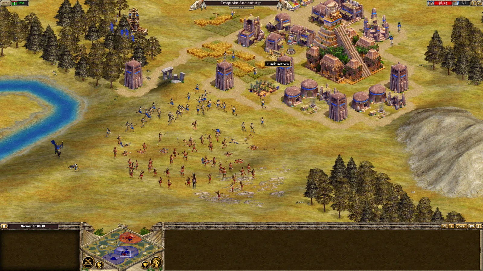 Битва в Древнюю эпоху в Rise of Nations