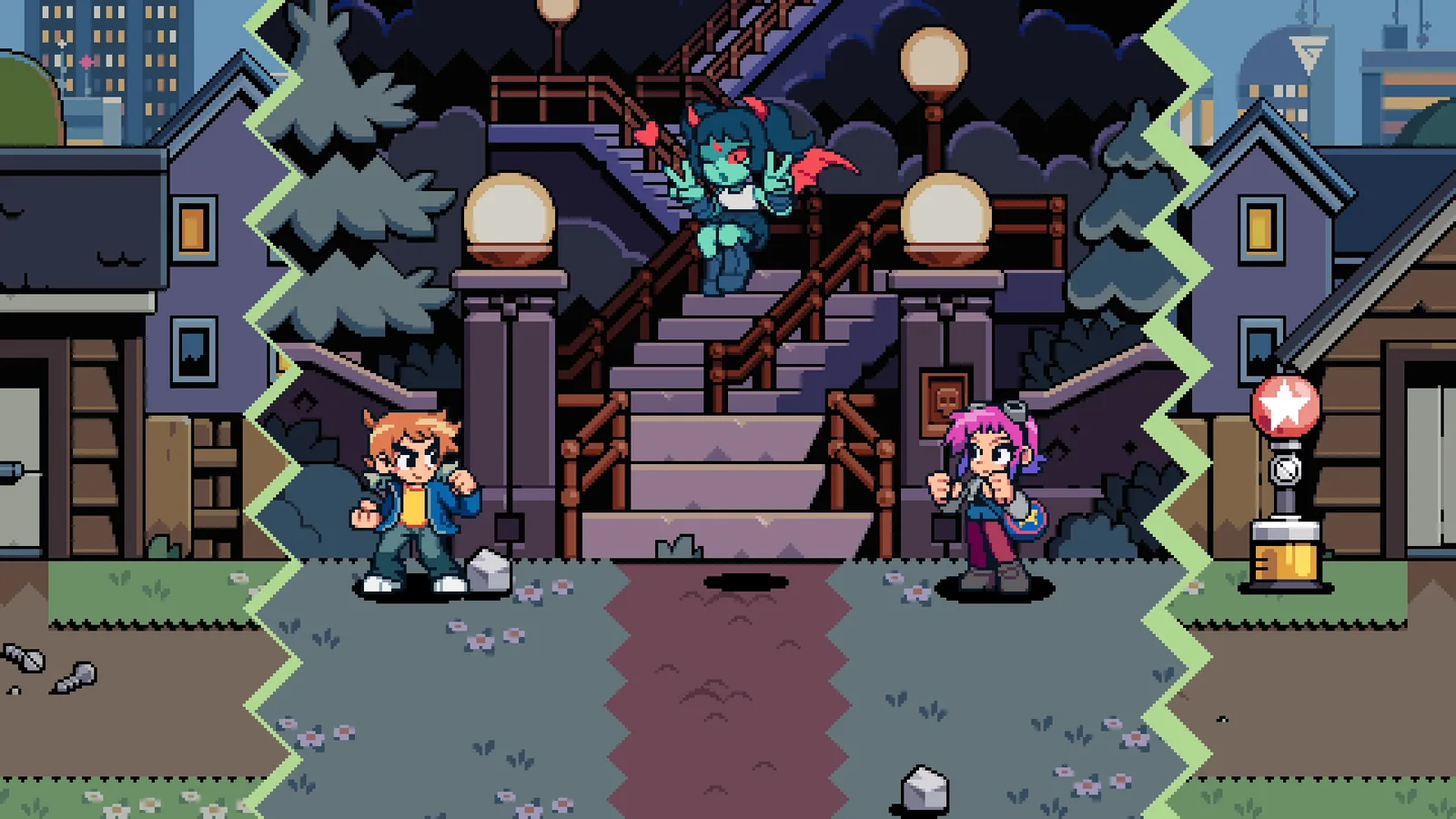Ночная локация в Scott Pilgrim EX