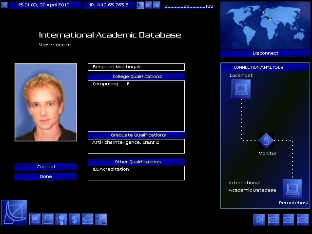 Запись в международной академической базе данных в Uplink